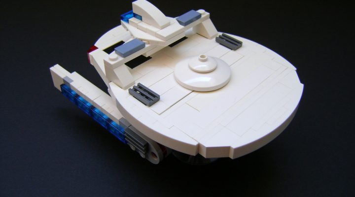 Star Trek USS Reliant in LEGO Microscale