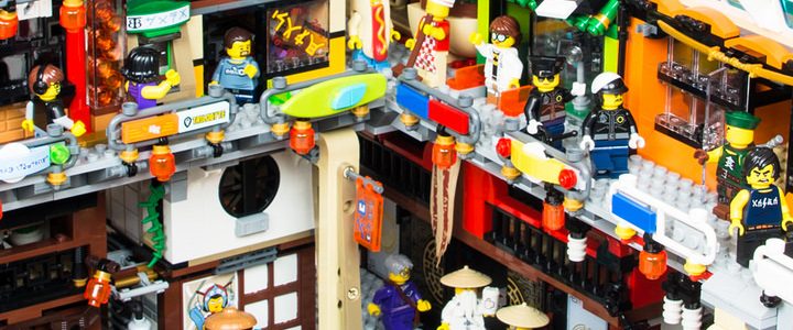 Ninjago City harbour by Keith Fisher