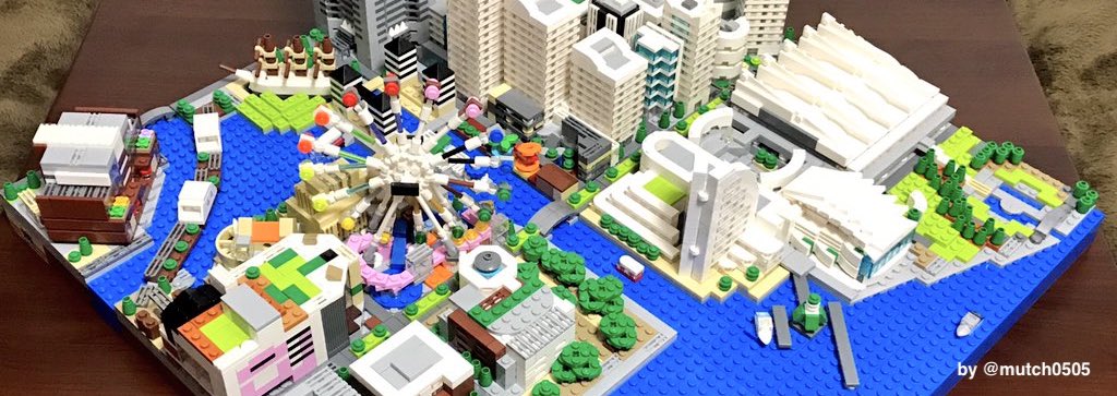 LEGO Diorama Yokohama Minato Mirai by @mutch0505