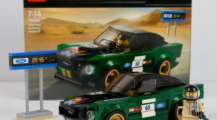 LEGO 1968 Ford Mustang Fastback 75884 Finished Car Model
