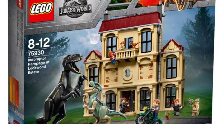 LEGO Jurassic World:Fallen Kingdom Indoraptor Rampage at Lockwood Estate 75930