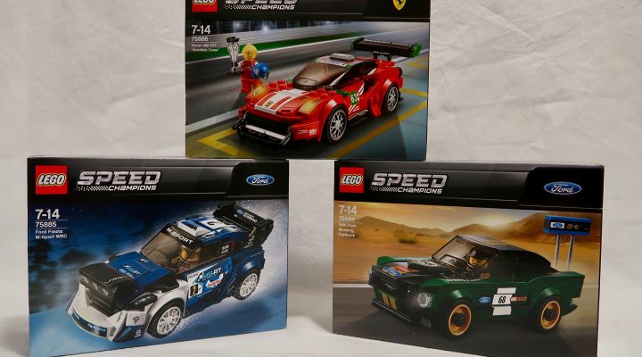 LEGO Speed Champions 2018 Sets 75886 75885 75884