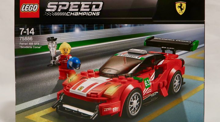 LEGO Speed Champions Ferrari 488 GT3 “Scuderia Corsa” 75886 Box Front