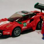LEGO Ferrari 488 GT3 with driver, Christina Nielsen