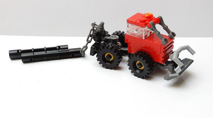 How to Build a Small Lego Forest Cable Skidders