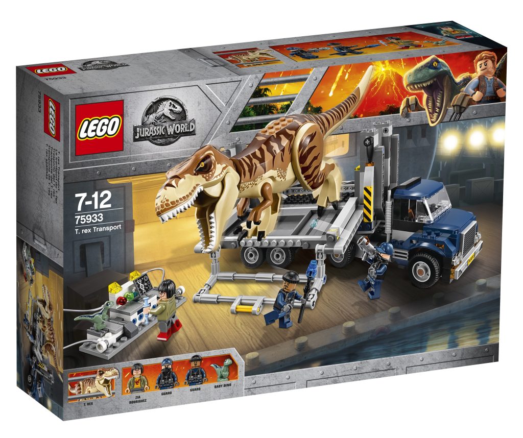 LEGO Reveals Final Jurassic World Set T. Rex Transport 75933 News