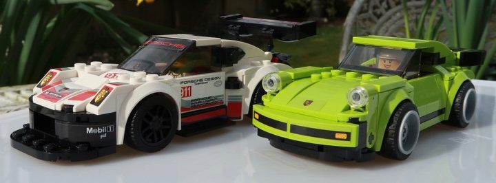 LEGO Speed Champions Porsche 911 RSR and 911 Turbo 3.0 75888 Racing Cars