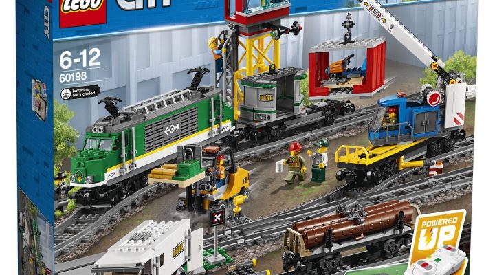 LEGO city cargo train 2018 (set 60198) box front