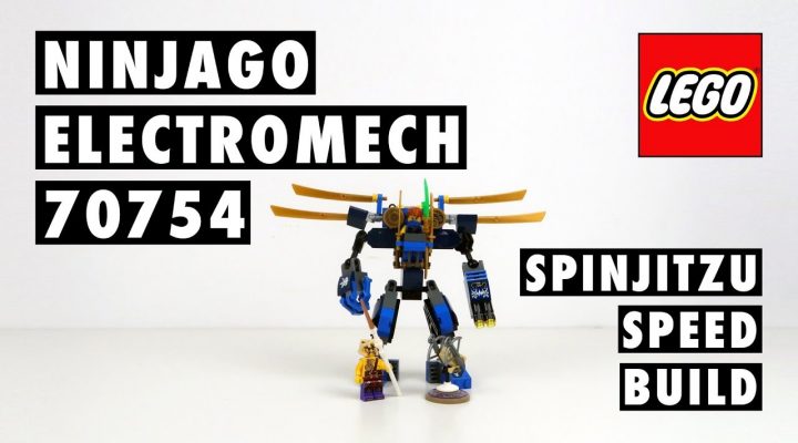 LEGO Ninjago Electro Mech Spinjitzu Speed Build (set 70754)