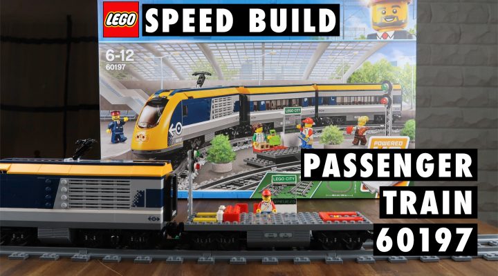 LEGO City Passenger Train 60197 Speed Build