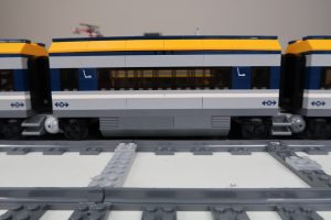 Modified LEGO City Passenger Train 60197 with Jacobs Bogie
