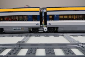 Modified LEGO City Passenger Train 60197 with Jacobs Bogie