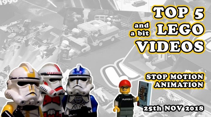 Top 5 and a bit LEGO Stop Motion Animation Videos! 25 Nov 2018