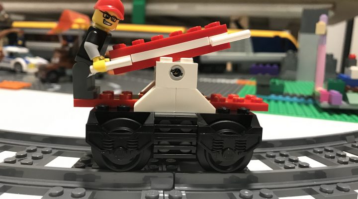 How to build a LEGO Train Handcar inspired by the LEGO Ideas Book 7777
