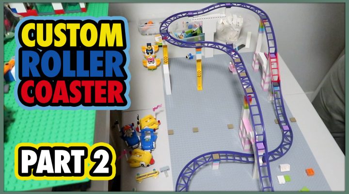 Building a Custom LEGO Roller Coaster (Part 2 video)