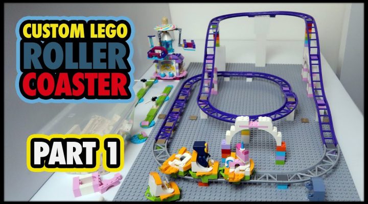 Building a Custom LEGO Roller Coaster (Part 1 video)