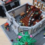 Custom LEGO MOC Sanctum Sanctorum Showdown Modular (76108) Grand Staircase