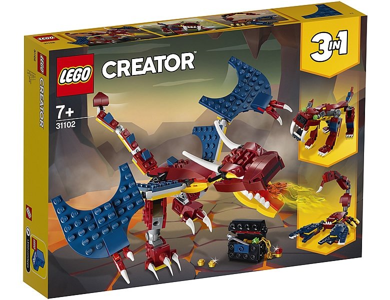 LEGO Creator Fire Dragon 31102 - Box Front