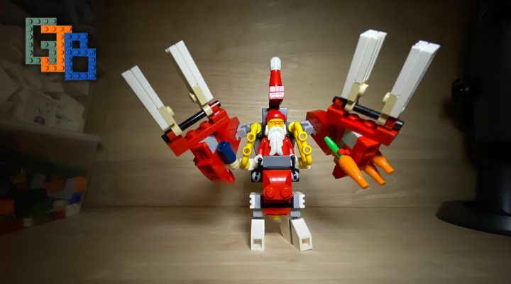 Get Away From Her You Grinch! Aliens Inspired Santa Mech LEGO MOC