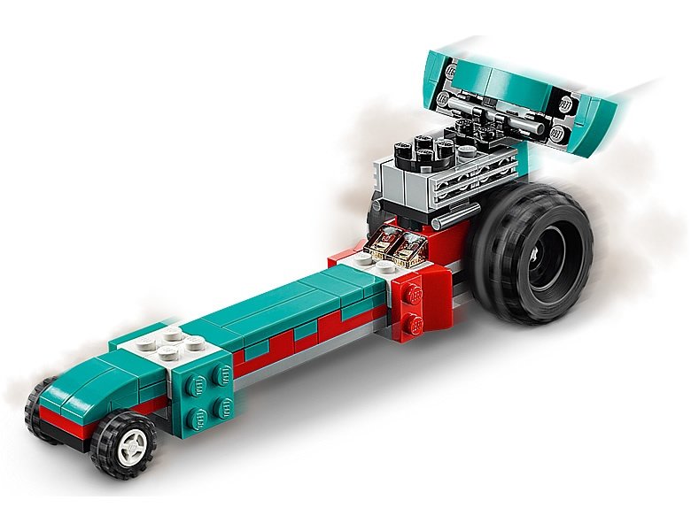 LEGO Creator Monster Truck 31101 - Build 3 Drag Racer