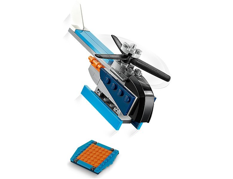 Propellor Plane 31099 - Build 3 Helicopter