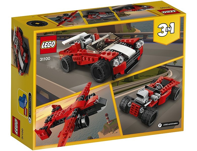 LEGO Creator Sports Car 31100 - Box Back