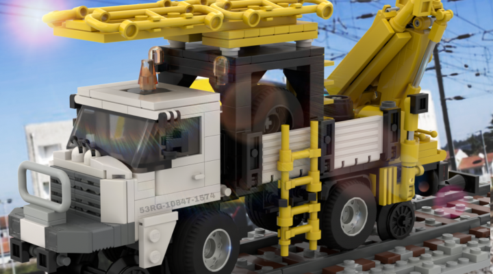 LEGO "Cantenary Inspection Truck" (MOW)