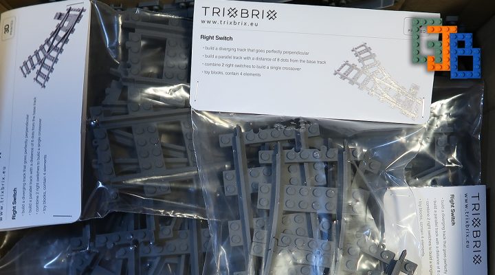 Epic TrixBrix LEGO Train Track Haul and plans!
