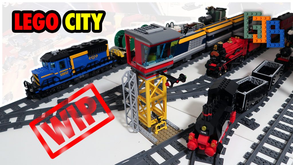LEGO Room and City WIP | Part 2 | We have trains!