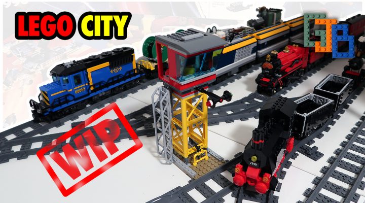 LEGO Room and City WIP | Part 2 | We have trains!