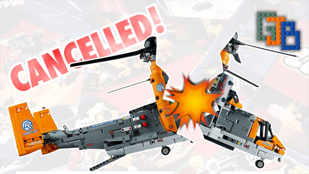 LEGO Technic Bell Boeing V 22 Osprey 42113 Officially Cancelled