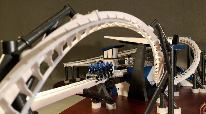 3D Printed Launch Roller Coaster