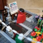 LEGO Marvel Sanctum Sanctorum Modular MOC - Rooftop painting with Doctor Strange