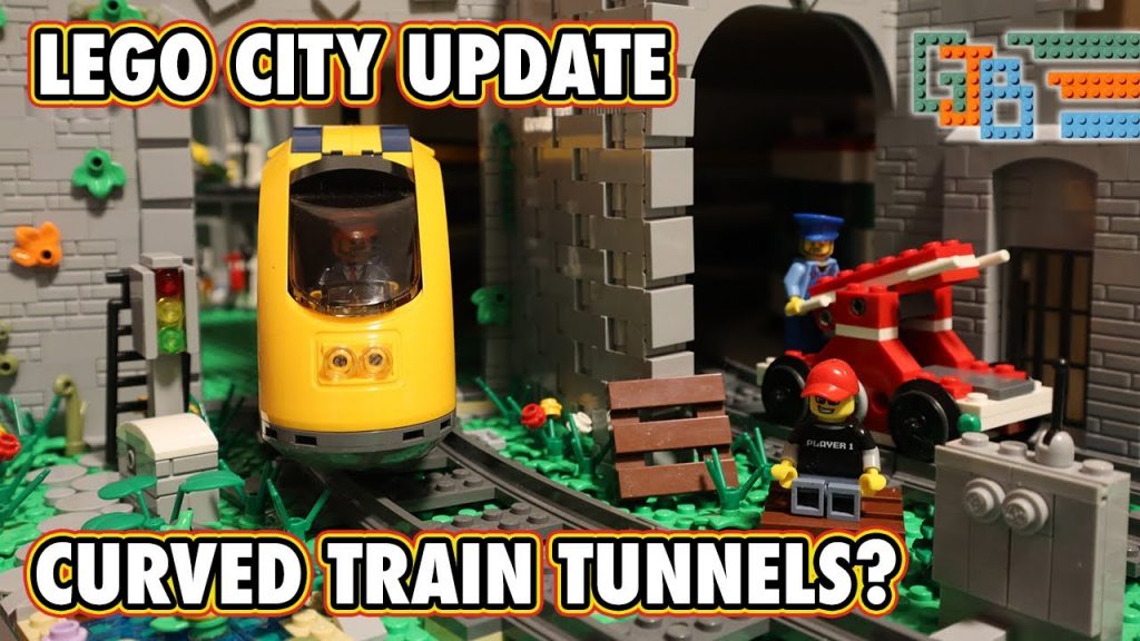 LEGO City Update: a curved Train Tunnel!